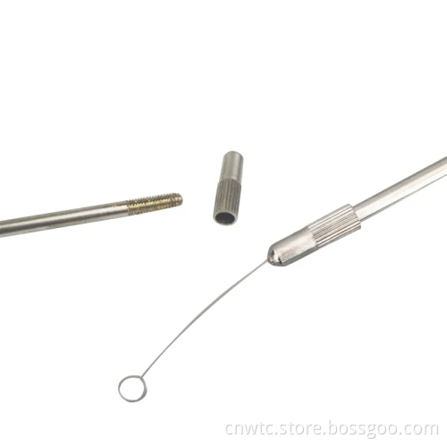 Stainless Steel Inoculating Tools: Reusable Inoculating Loop, Rod, and Needle (3mm)